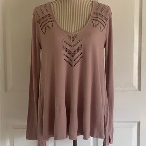 We The Free People Oversized Thermal Shirt